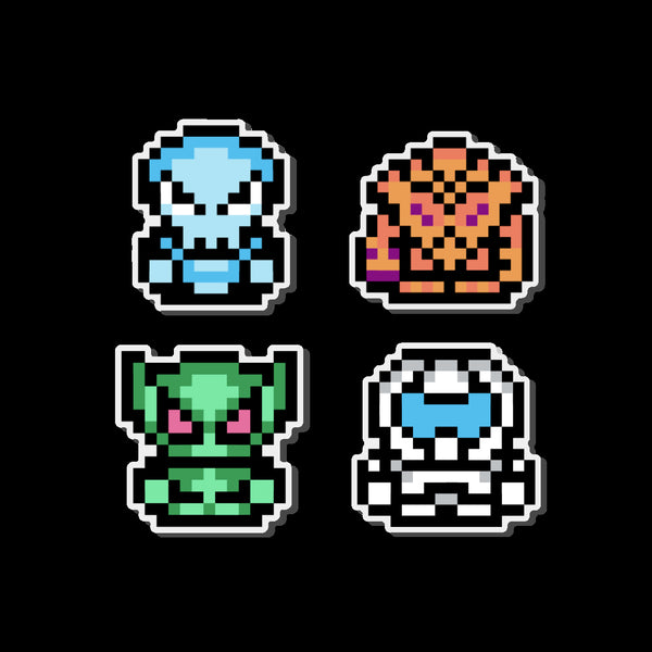 Glyos Pixel Pin Set